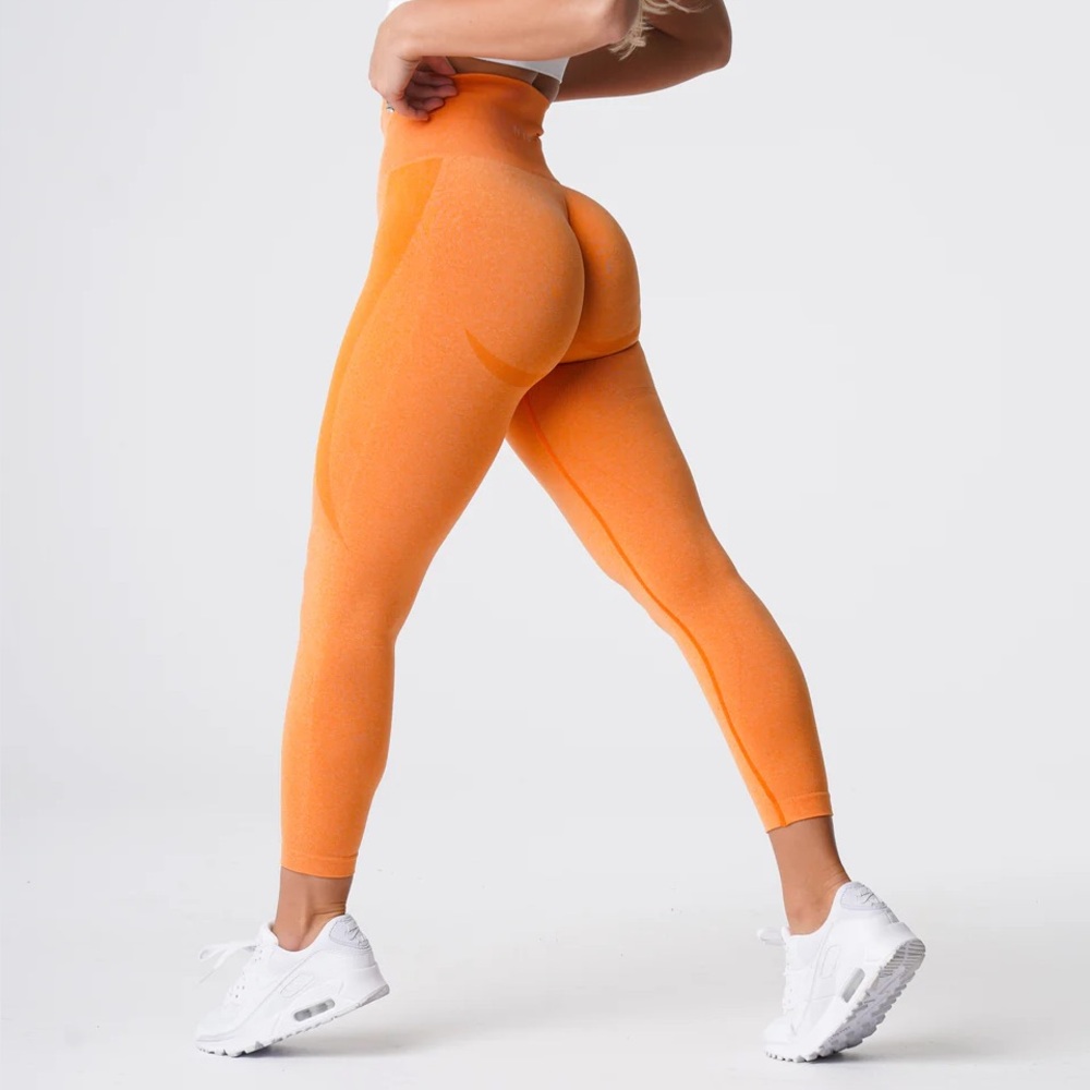 NVGTN Contour Seamless Leggings - Orange